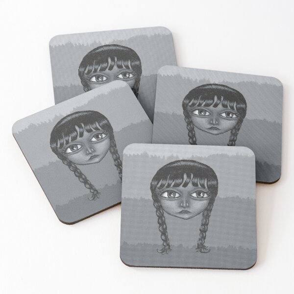 Item preview, Tuned In - Wednesday Addams Family Art designed and sold by Martinosuke.
