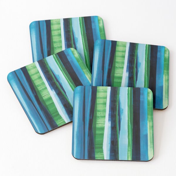 Item preview, Blue Green Anderson Stripe designed and sold by Tamas Das.
