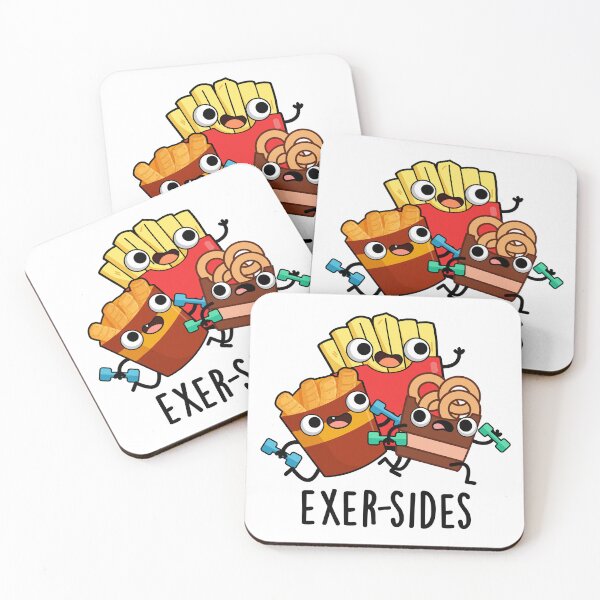Item preview, Exer-sides Funny Exercise Pun  designed and sold by punnybone.