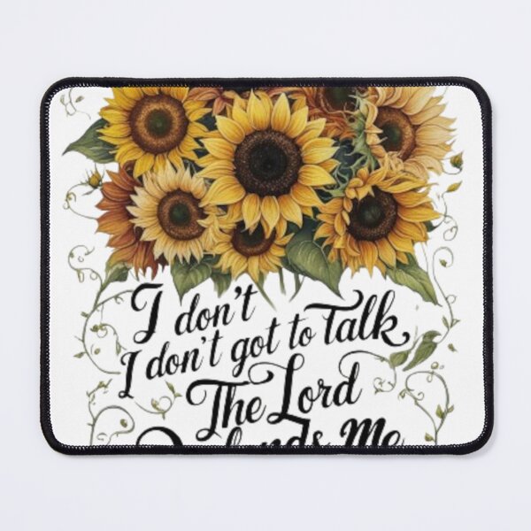 Item preview, 001 "I DON'T GOT TO TALK, THE LORD DEFENDS ME" designed and sold by Alexis Art Collection.
