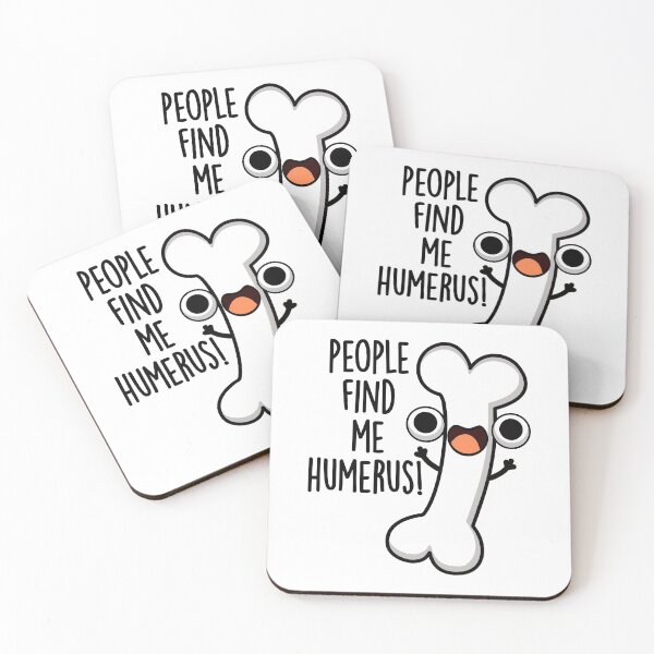 Item preview, People Find Me Humerus Funny Bone Pun  designed and sold by punnybone.