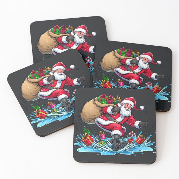 Item preview, Funny Santa Christmas Mishap designed and sold by beyazart.
