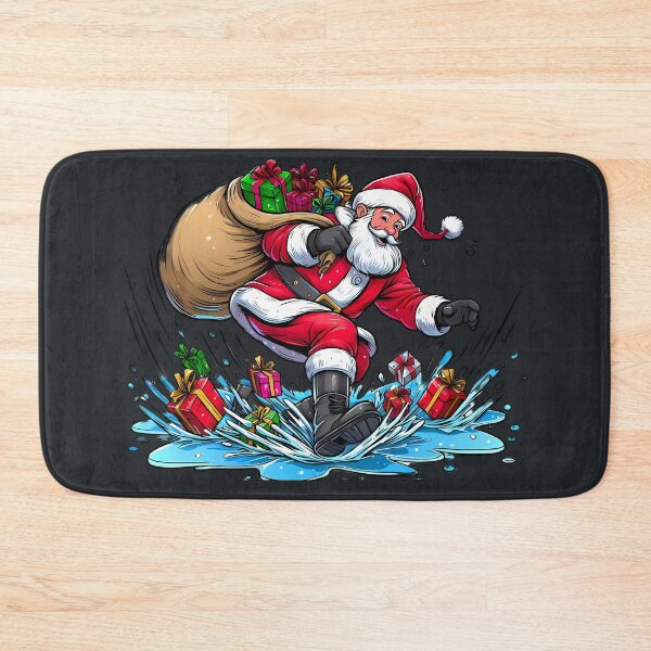 Item preview, Funny Santa Christmas Mishap designed and sold by beyazart.