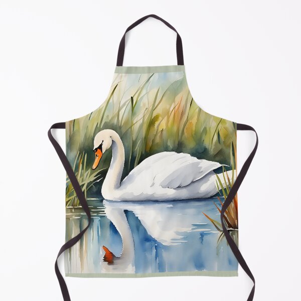 Item preview, Serene Mute Swan reflected on the Lake designed and sold by Country-Artist.