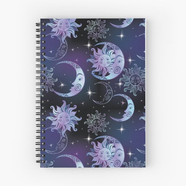 90s Whimsi-goth Celestial Sun And Moon Pattern