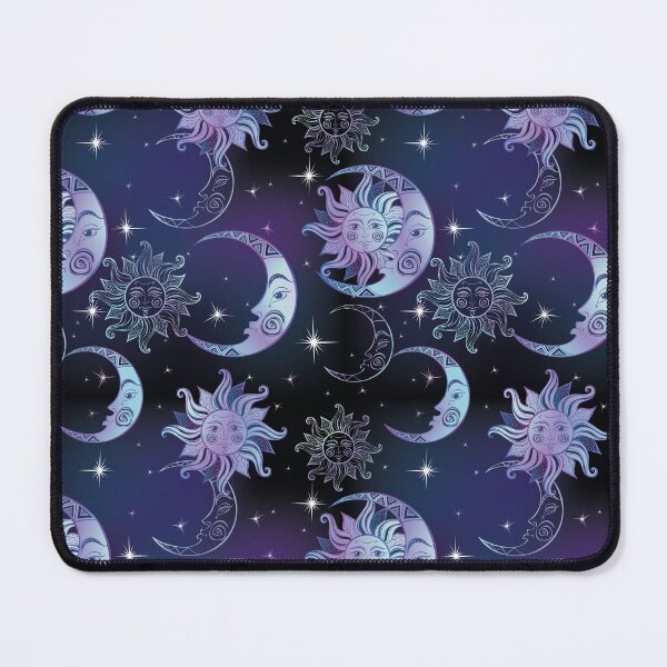Item preview, 90s Whimsi-goth Celestial Sun And Moon Purple designed and sold by Naji Amer.
