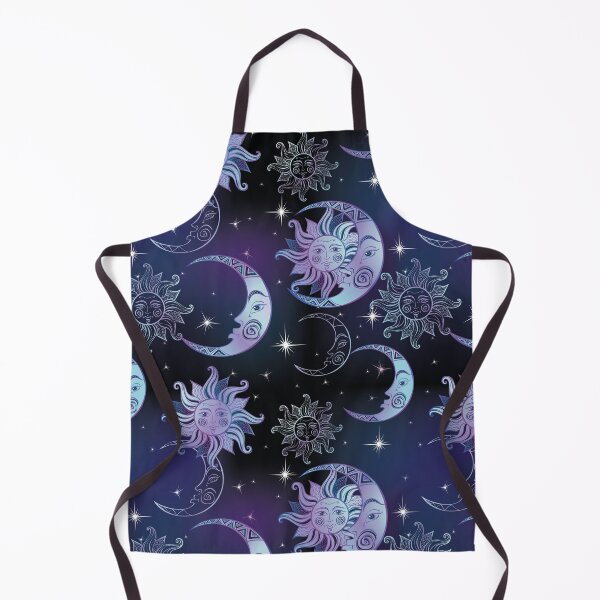 Item preview, 90s Whimsi-goth Celestial Sun And Moon Purple designed and sold by Naji Amer.