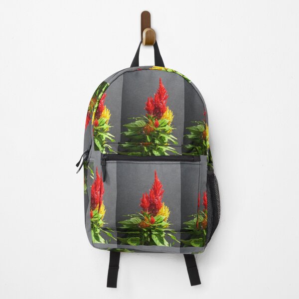 Item preview, Vibrant Flames of Red and Yellow Celosia Flowers designed and sold by JoyousArt4u.
