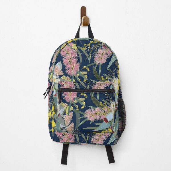 Item preview, Native Bush Blooms - Royal Blue designed and sold by Sketchbook Designs.
