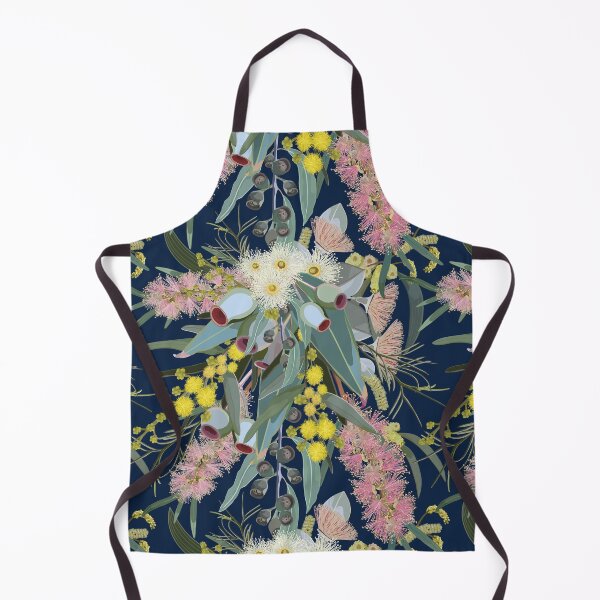 Item preview, Native Bush Blooms - Royal Blue designed and sold by Sketchbook Designs.