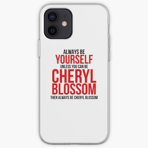 Soyez toujours Cheryl Blossom Coque souple iPhone
