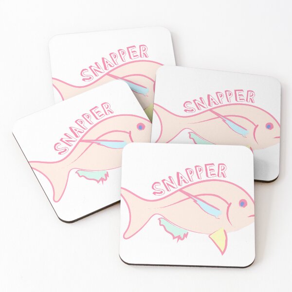 Item preview, Playful Pink Snapper Fish designed and sold by SaltAzure.