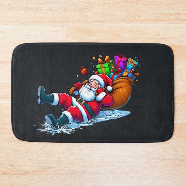 Item preview, Santa Hilarious Slip on Icy Ground designed and sold by beyazart.