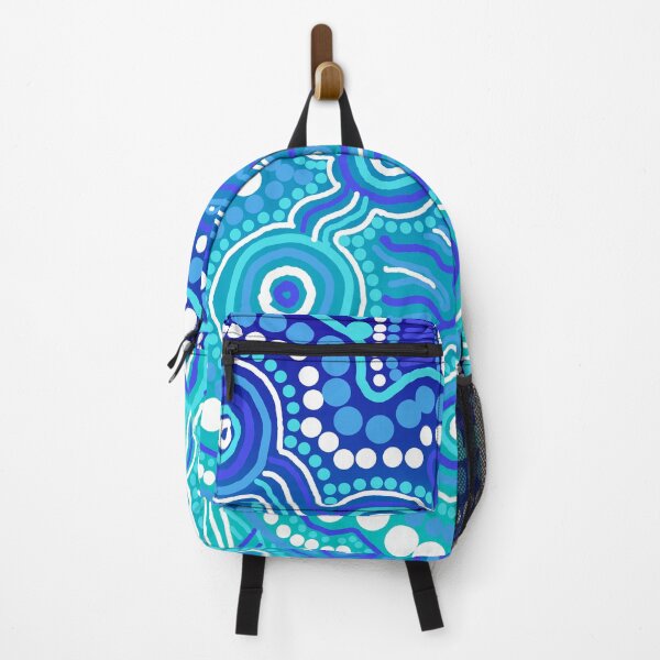 Item preview, Australian Aboriginal art blue designed and sold by Kehaan Lange-Mcguire.
