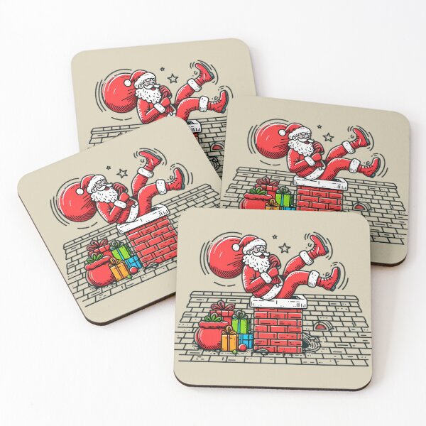 Item preview, Santa Comical Chimney Squeeze designed and sold by beyazart.