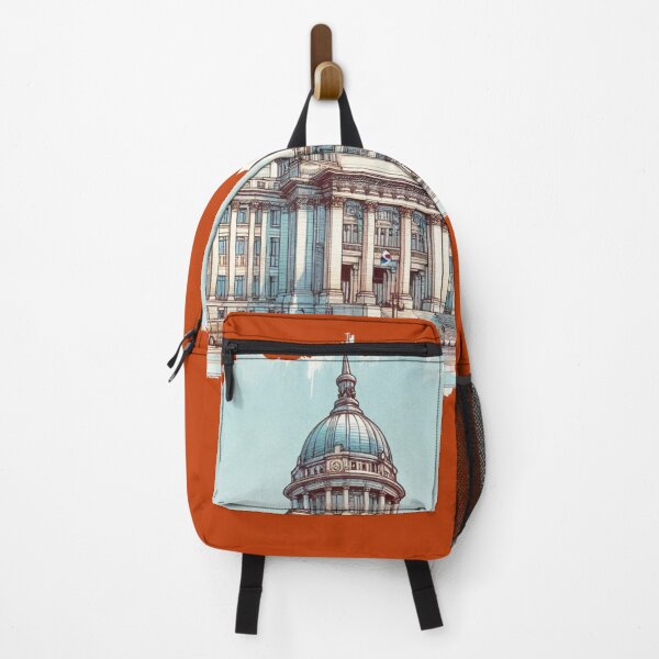 Item preview, 3D Minimalist Sketch of Korea's Central Government Building, designed and sold by PaintMeWorld.
