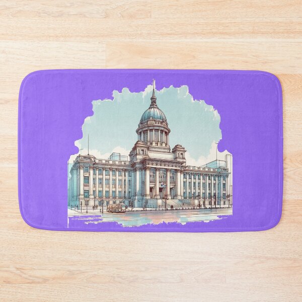 Item preview, 3D Minimalist Sketch of Korea's Central Government Building,    designed and sold by PaintMeWorld.