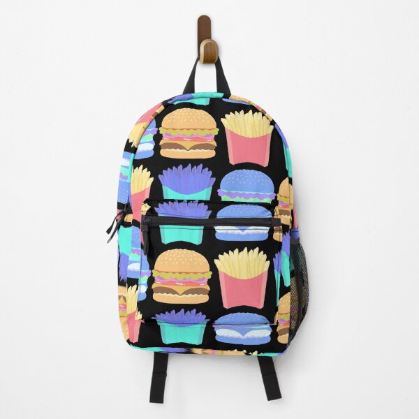 Item preview, Burger and French fries illustration designed and sold by MariaPencilArt.