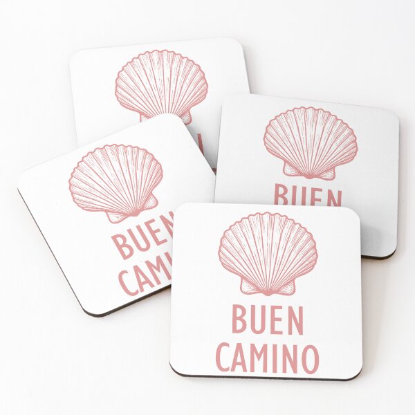 Item preview, Buen Camino Shell for Pelgrims in Pink designed and sold by Studio Pico.
