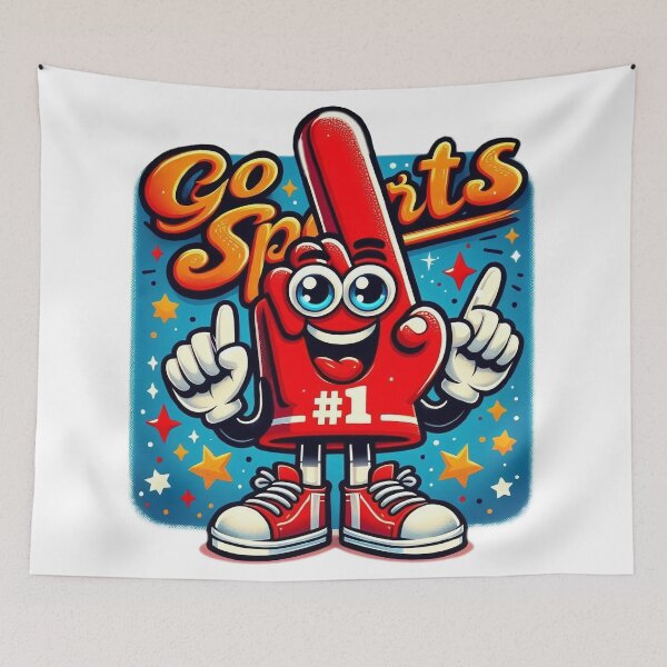 Item preview, Go Sports Energetic Mascot designed and sold by RebeccaRe.