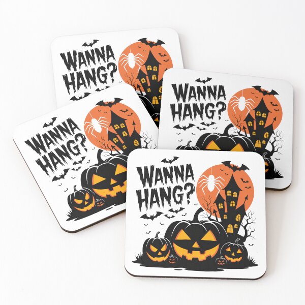 Item preview, Spooky Halloween "Wanna Hang?" Design designed and sold by Sonchai Paladsai.
