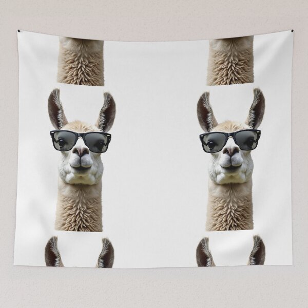 Item preview, Funny cool Llama wearing sunglasses designed and sold by LazyOwlStore.