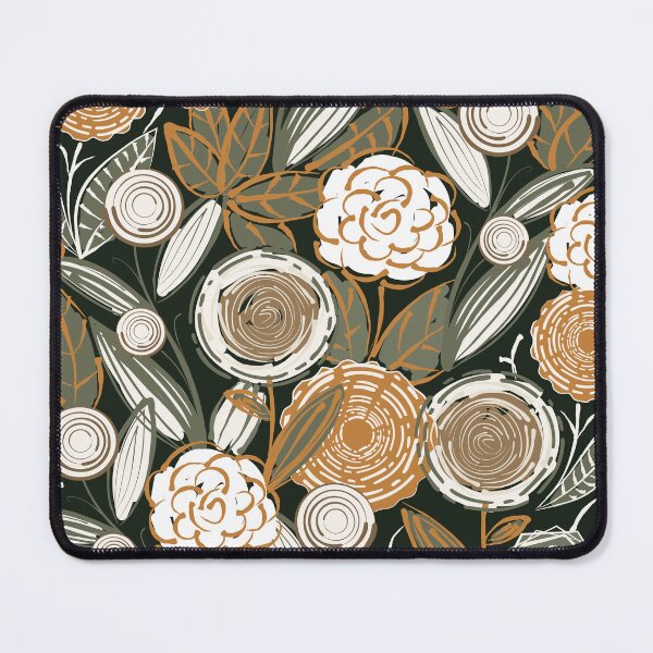 Item preview, Bohemian flowers pattern designed and sold by PerlaDesignArt.