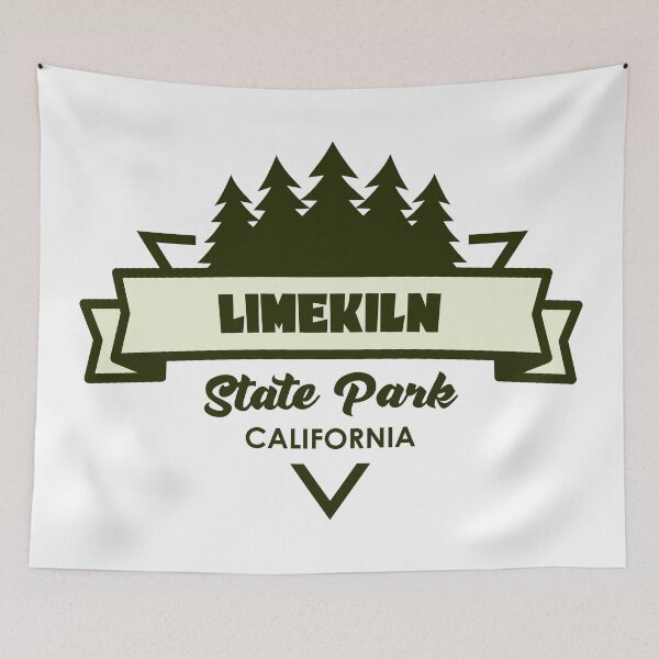 Item preview, Limekiln State Park California Trees And Ribbon designed and sold by bivenart.