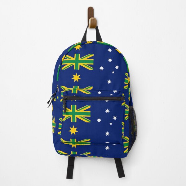 Item preview, Australia Sport Flag Green and Gold. Edition with white Southern Cross golden federation star designed and sold by Kangaroo Sun.