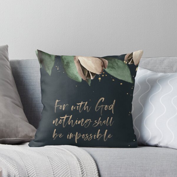 Item preview, Luke 1:37 With God designed and sold by KAMdesignhaus.