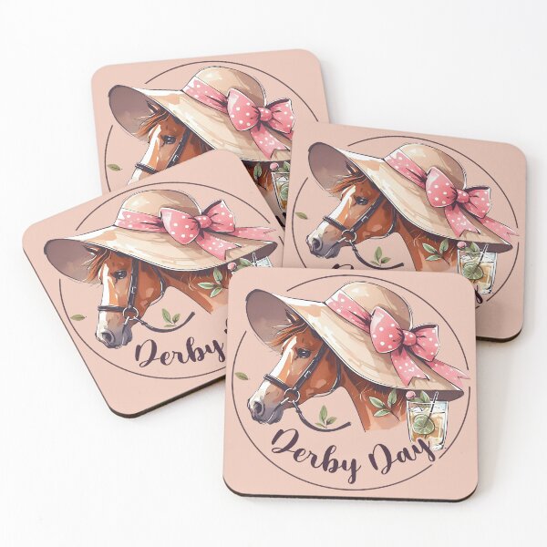 Item preview, Derby Day Horse Racing Watercolor  designed and sold by WanderlustCoCo.