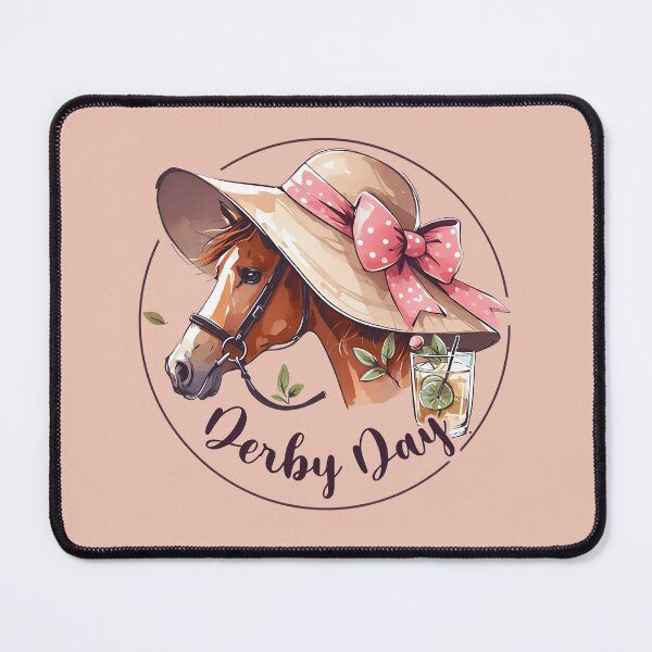 Item preview, Derby Day Horse Racing Watercolor designed and sold by WanderlustCoCo.