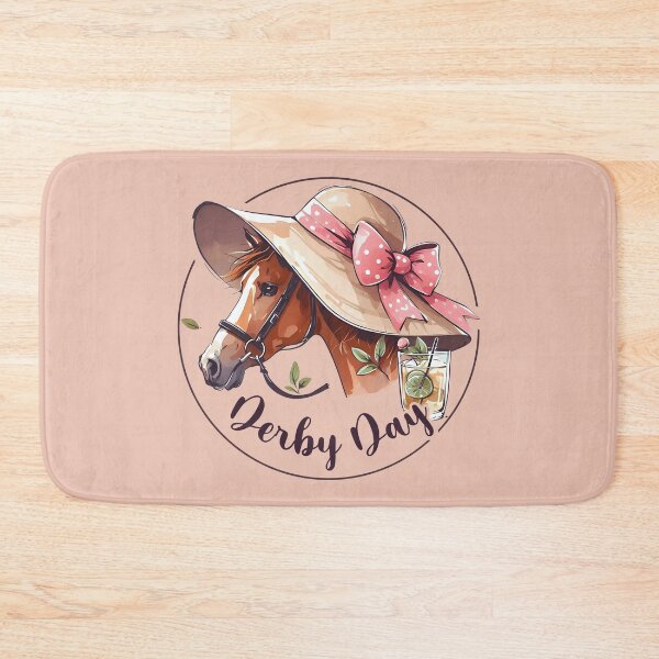 Item preview, Derby Day Horse Racing Watercolor  designed and sold by WanderlustCoCo.