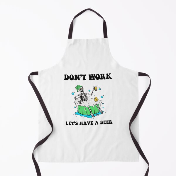 Item preview, Skeleton Man Is Soaking While Drinking designed and sold by VectorIzz.