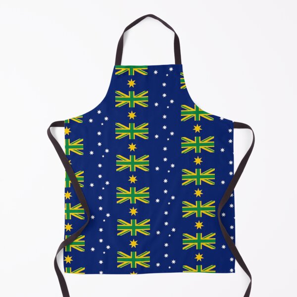 Item preview, Australia Sport Flag Green and Gold. Edition with white Southern Cross golden federation star designed and sold by Kangaroo Sun.
