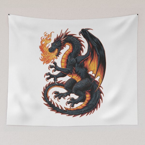 Item preview, Dragon Fire designed and sold by Angry Swan Designs.