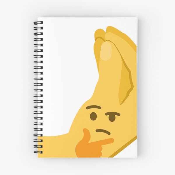 Item preview, hand Thinking EMOJI designed and sold by BashPIXIE.