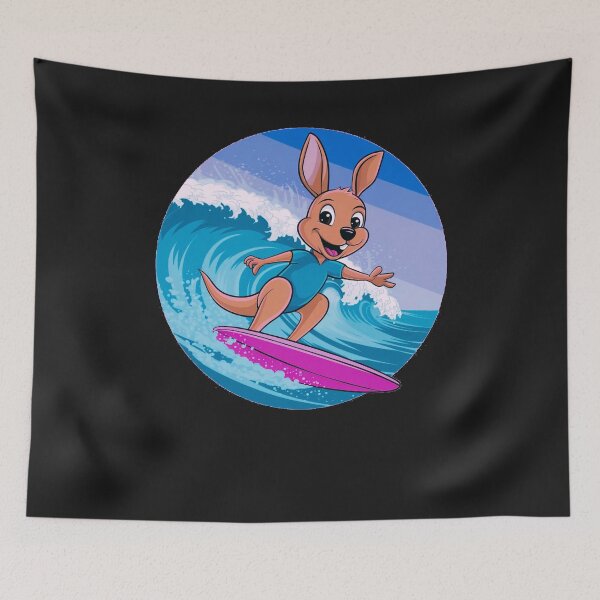Item preview, Funny animals surfing the waves  designed and sold by AnimalsDH305.