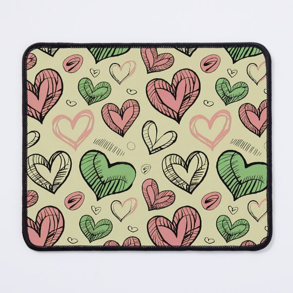Item preview, Hand Drawn Hearts Pattern designed and sold by Angry Swan Designs.
