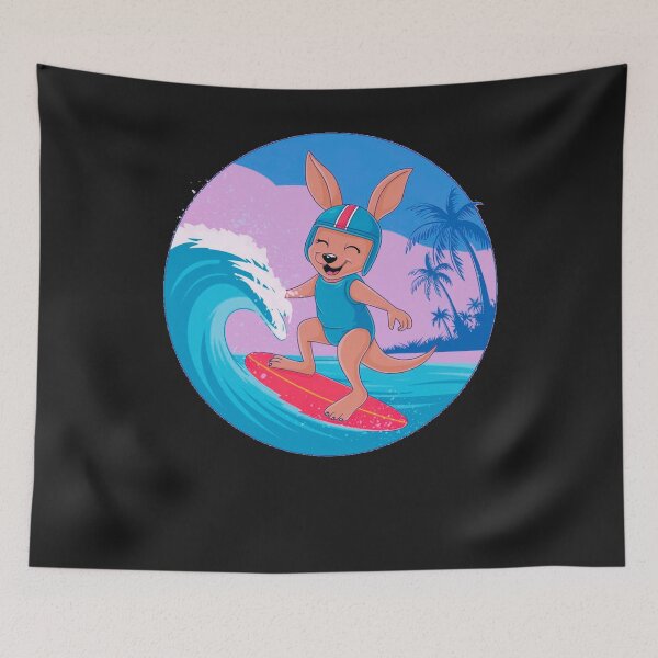 Item preview, Funny animals surfing the waves  designed and sold by AnimalsDH305.