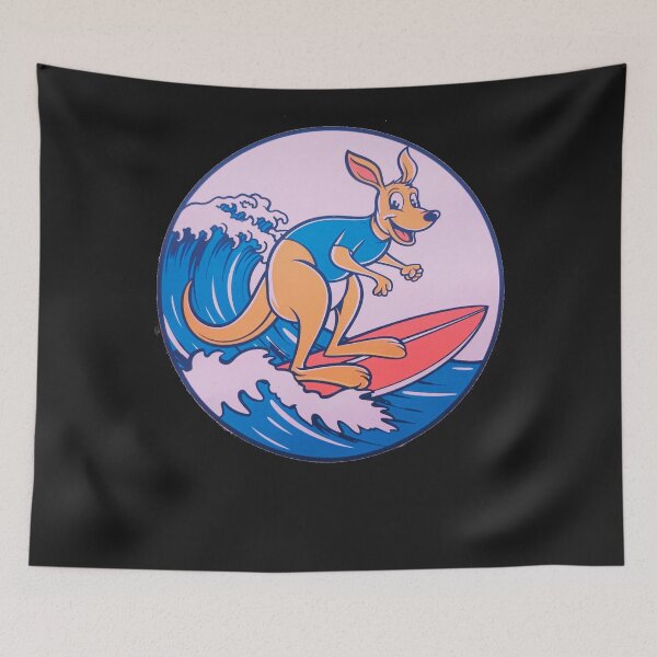 Item preview, Funny animals surfing the waves  designed and sold by AnimalsDH305.