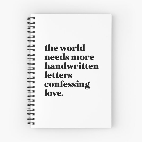 Item preview, The world needs more handwritten letters confessing love designed and sold by weirdly weird.