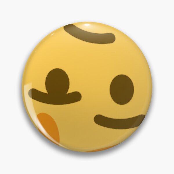 Item preview, flipped thinking EMOJI designed and sold by BashPIXIE.