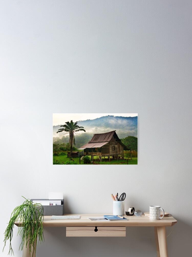 Malay Kampong Poster By Stevendesiow Redbubble