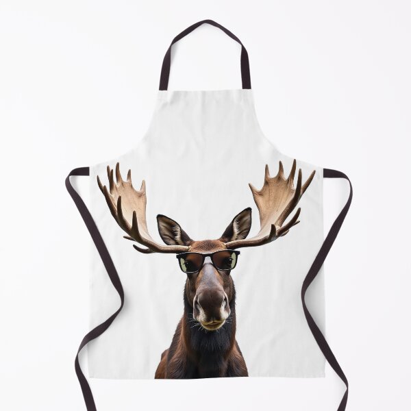 Item preview, Funny cool Moose wearing sunglasses designed and sold by LazyOwlStore.