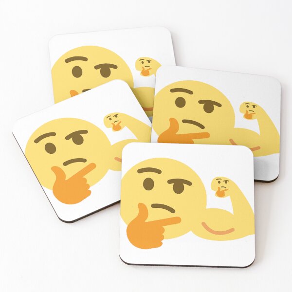 Item preview, muscle thinking EMOJI designed and sold by BashPIXIE.