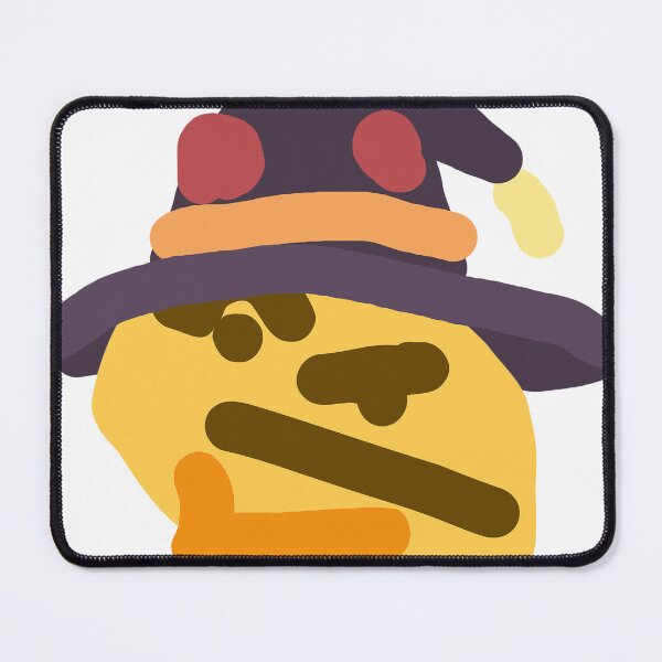 Item preview, anime witch thinking EMOJI designed and sold by BashPIXIE.