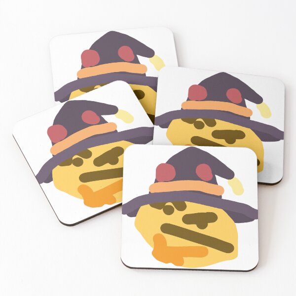 Item preview, anime witch thinking EMOJI designed and sold by BashPIXIE.