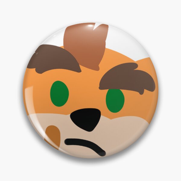 Item preview, fox thinking EMOJI designed and sold by BashPIXIE.