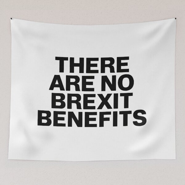 Item preview, There Are No Brexit Benefits designed and sold by Angry Swan Designs.